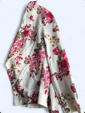 WDIRARA Floral Blazer Jacket White Pink Red Size [SIZE] NWT